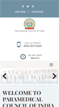 Mobile Screenshot of paramedicalcouncil.org